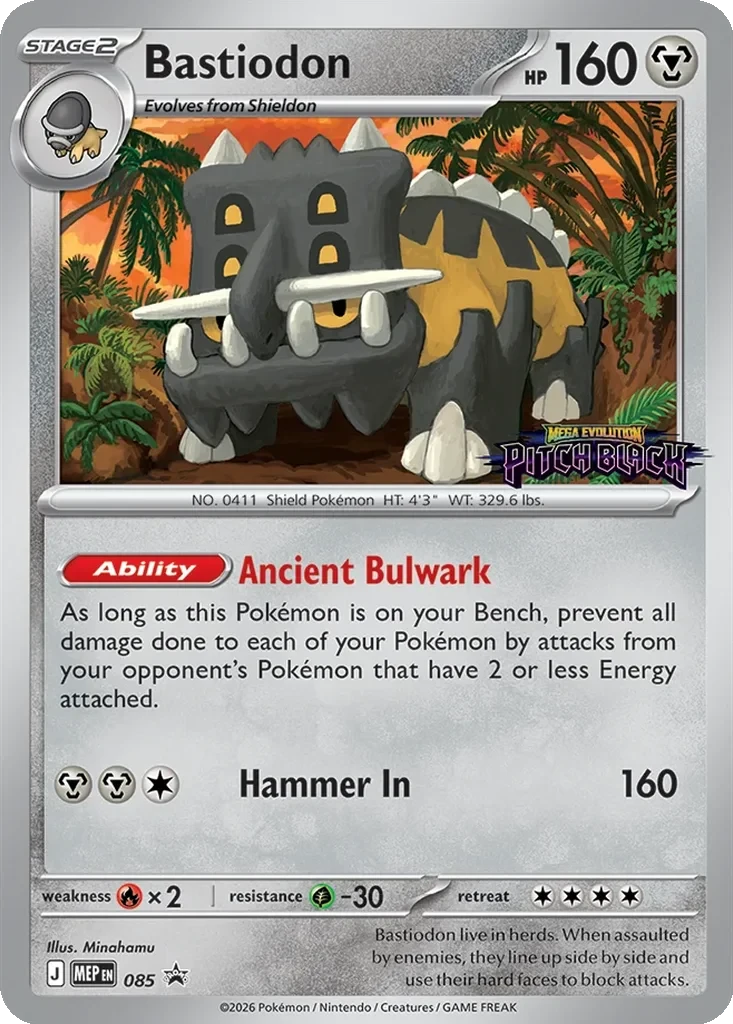 Bastiodon [Staff] 085 card from ME: Mega Evolution Promo