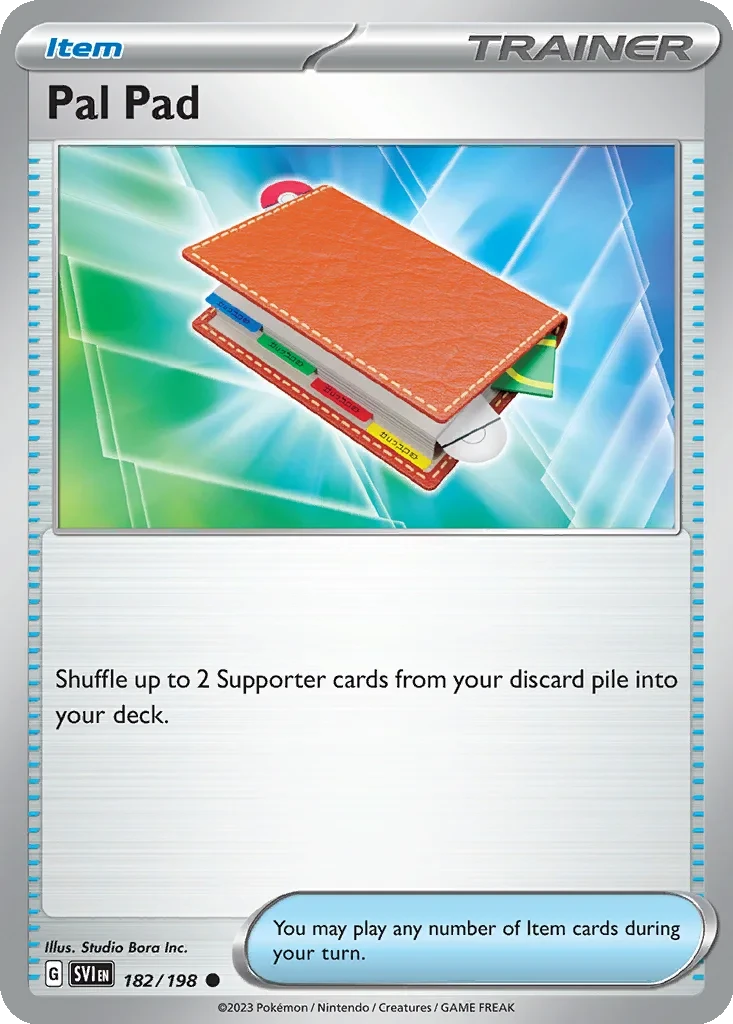 Pal Pad - 2023 (Vance Kelley) 182/198 card from World Championship Decks