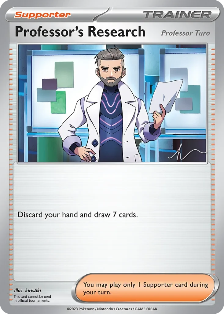 Professor's Research - 2024 (Fernando Cifuentes) 189/198 card from World Championship Decks