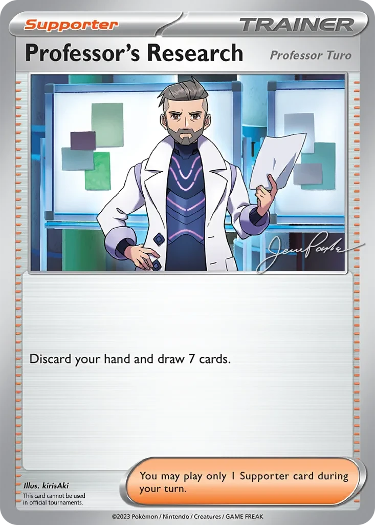 Professor's Research - 2024 (Jesse Parker) 189/198 card from World Championship Decks