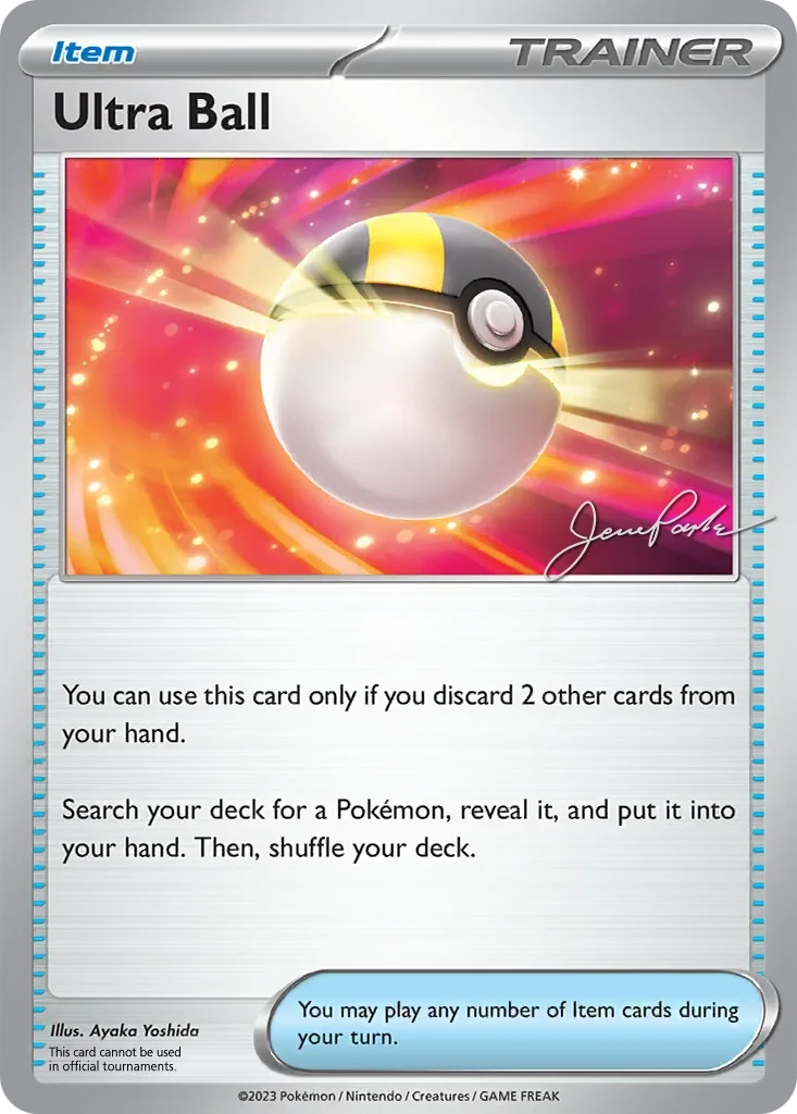 Ultra Ball - 2024 (Jesse Parker) 196/198 card from World Championship Decks