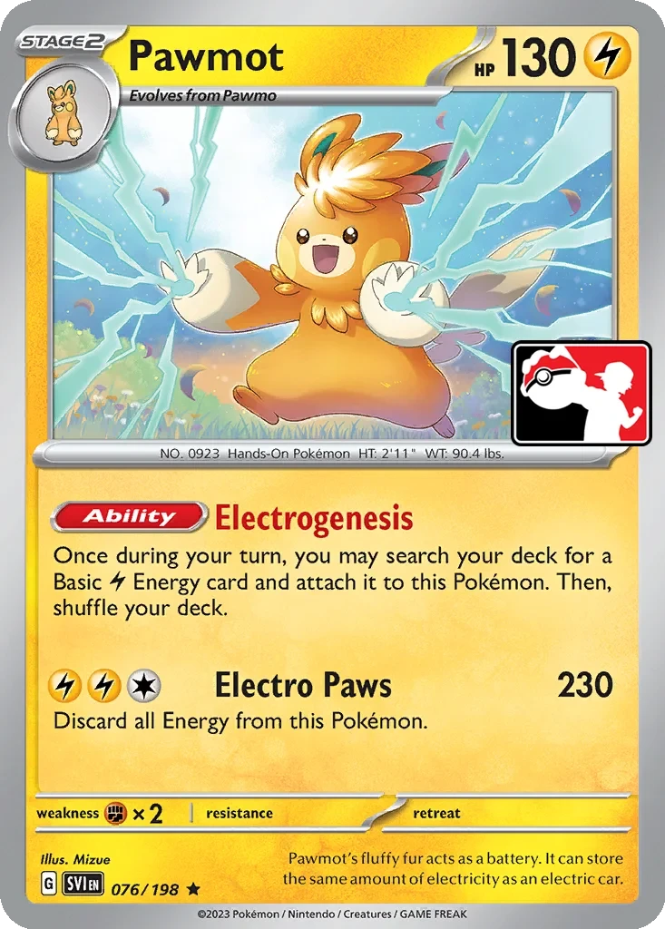 Pawmot 076/198 card from Prize Pack Series Cards