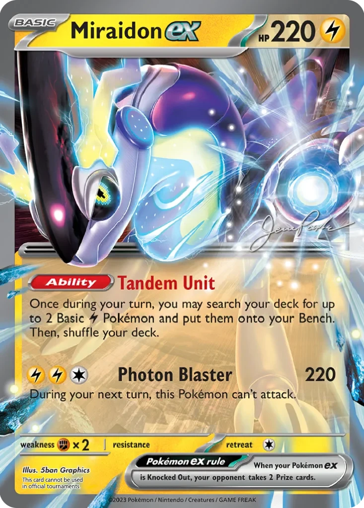 Miraidon ex - 2024 (Jesse Parker) 081/198 card from World Championship Decks
