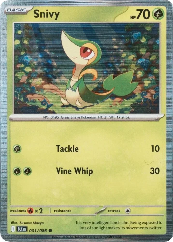 Snivy 001/086 card from Miscellaneous Cards & Products