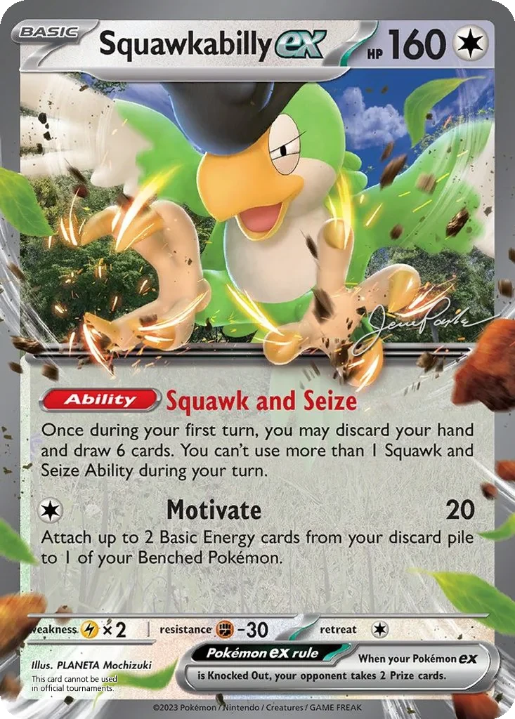 Squawkabilly ex - 2024 (Jesse Parker) 169/193 card from World Championship Decks