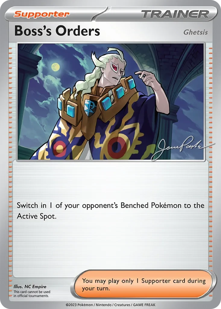 Boss's Orders - 2024 (Jesse Parker) 172/193 card from World Championship Decks