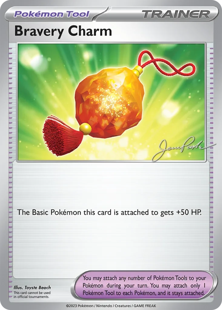 Bravery Charm - 2024 (Jesse Parker) 173/193 card from World Championship Decks