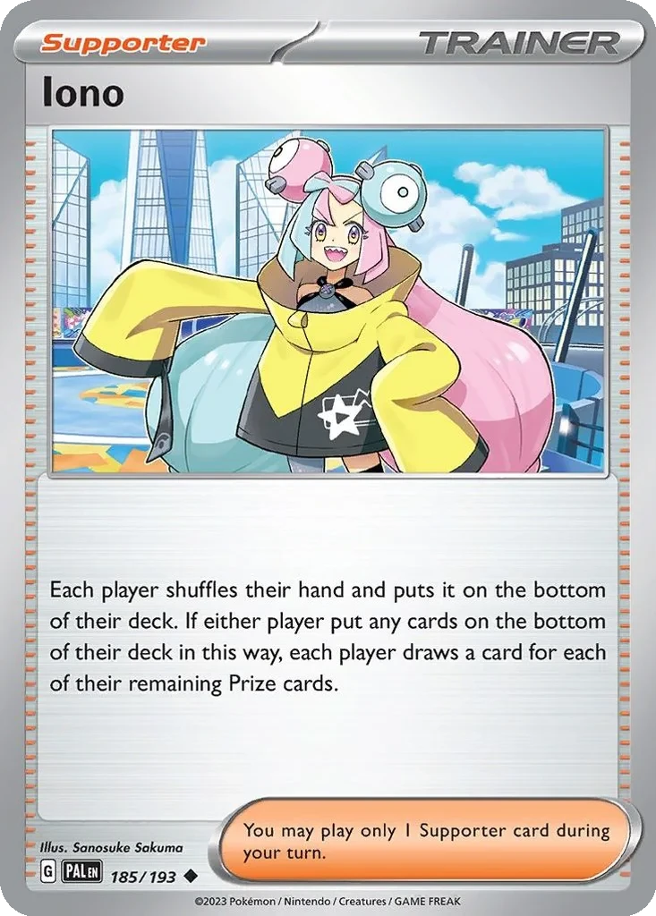 Iono - 2023 (Tord Reklev) 185/193 card from World Championship Decks