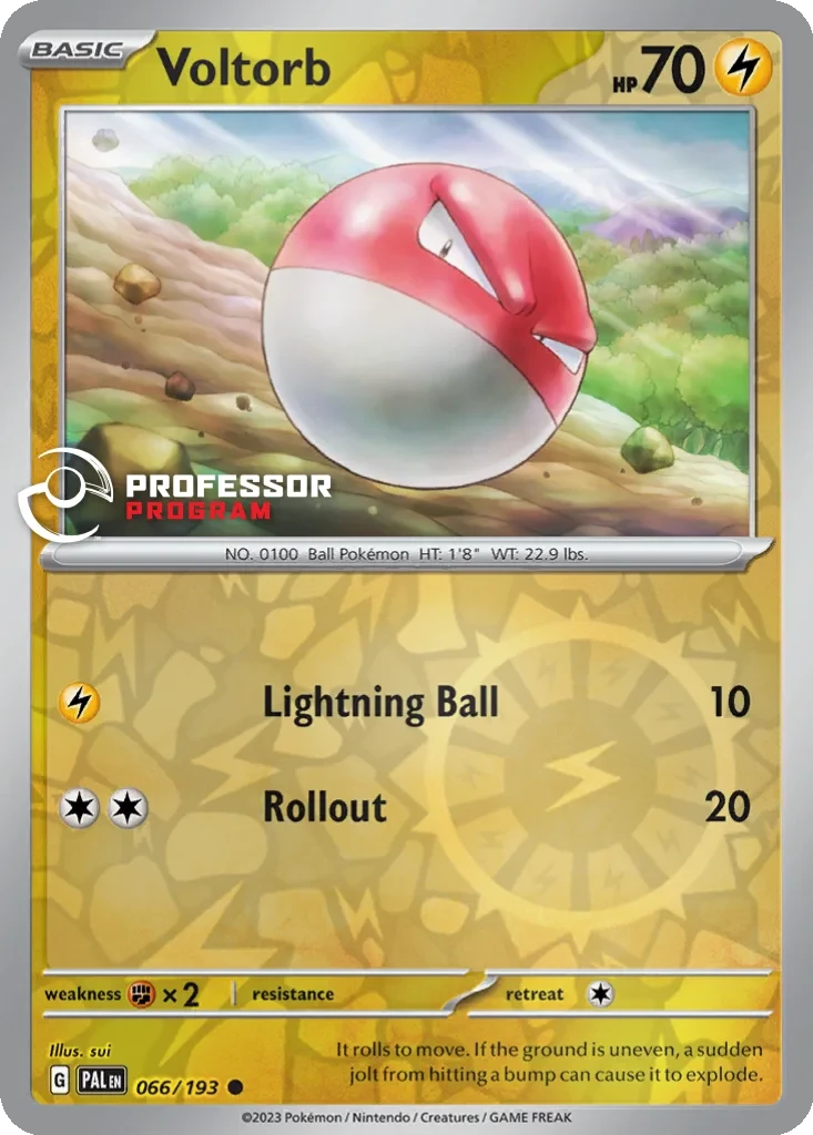 Voltorb 066/193 card from Professor Program Promos