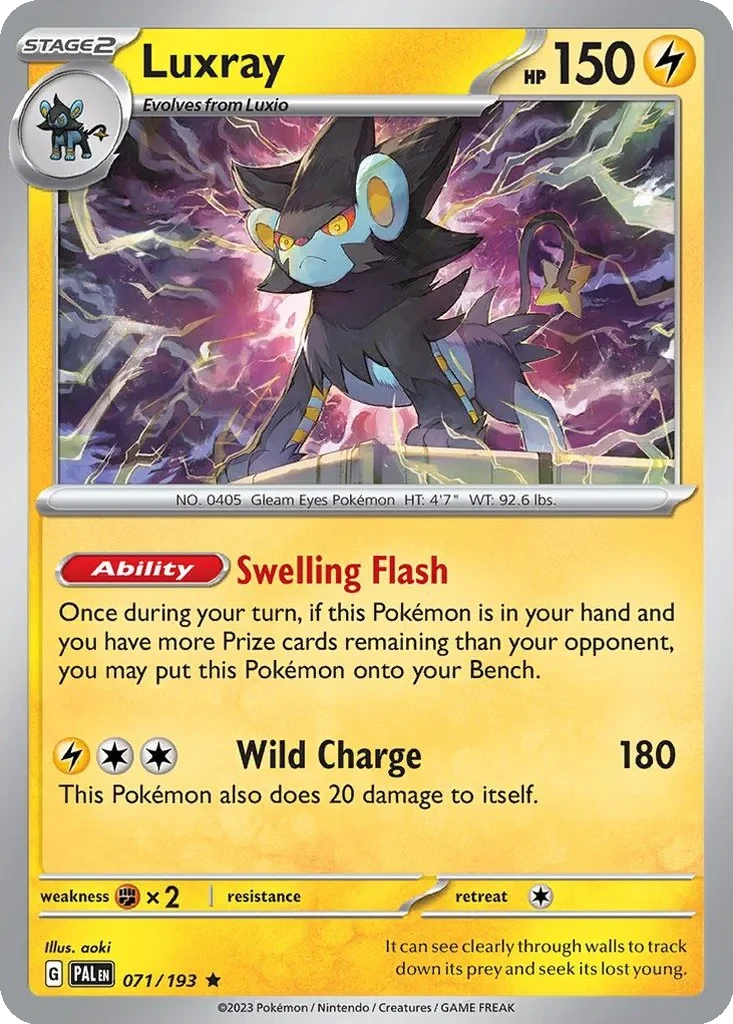 Luxray (Cosmos Holo) 071/193 card from Miscellaneous Cards & Products