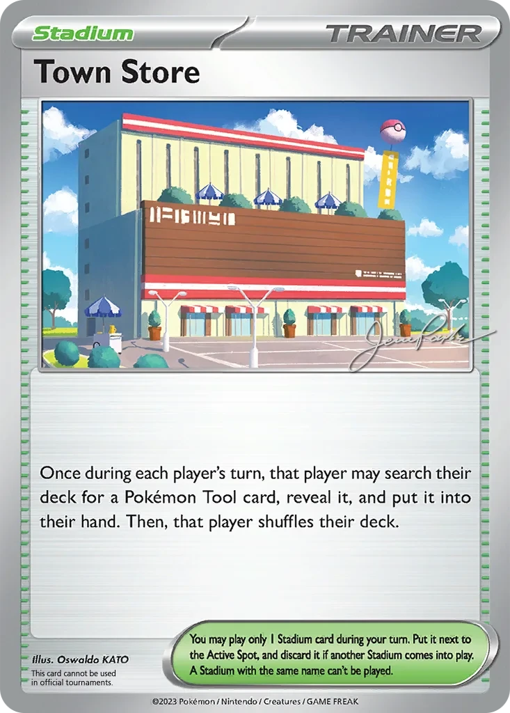 Town Store - 2024 (Jesse Parker) 196/197 card from World Championship Decks