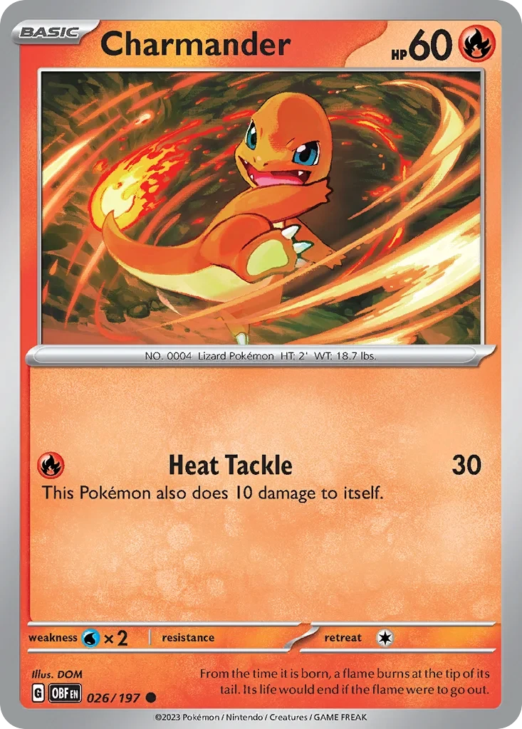 Charmander 026/197 card from Miscellaneous Cards & Products