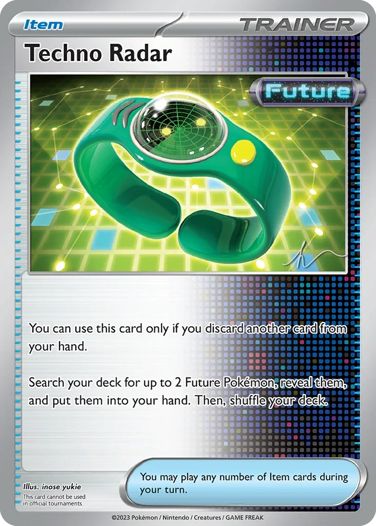 Techno Radar - 2024 (Fernando Cifuentes) 180/182 card from World Championship Decks