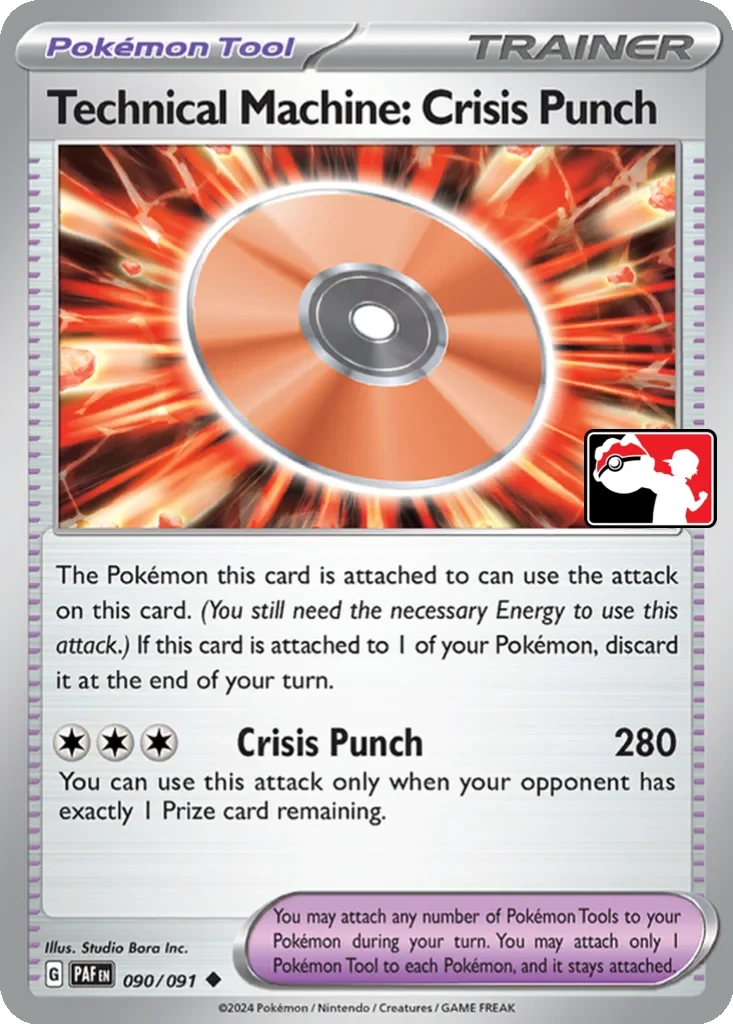 Technical Machine: Crisis Punch 090/091 card from Prize Pack Series Cards