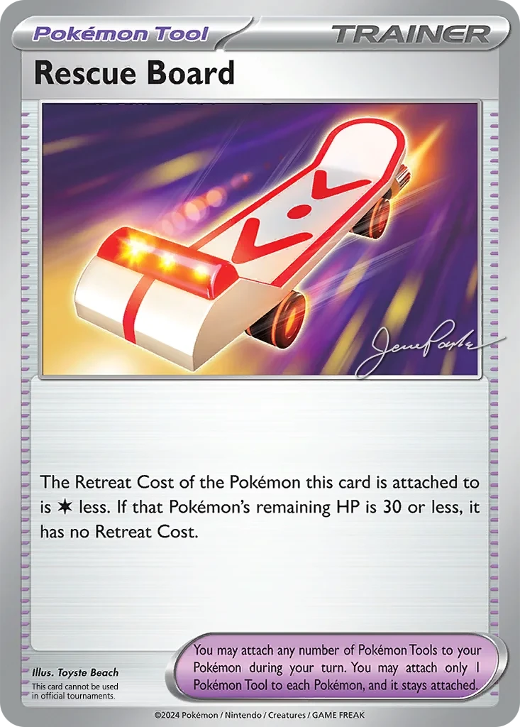 Rescue Board - 2024 (Jesse Parker) 159/162 card from World Championship Decks