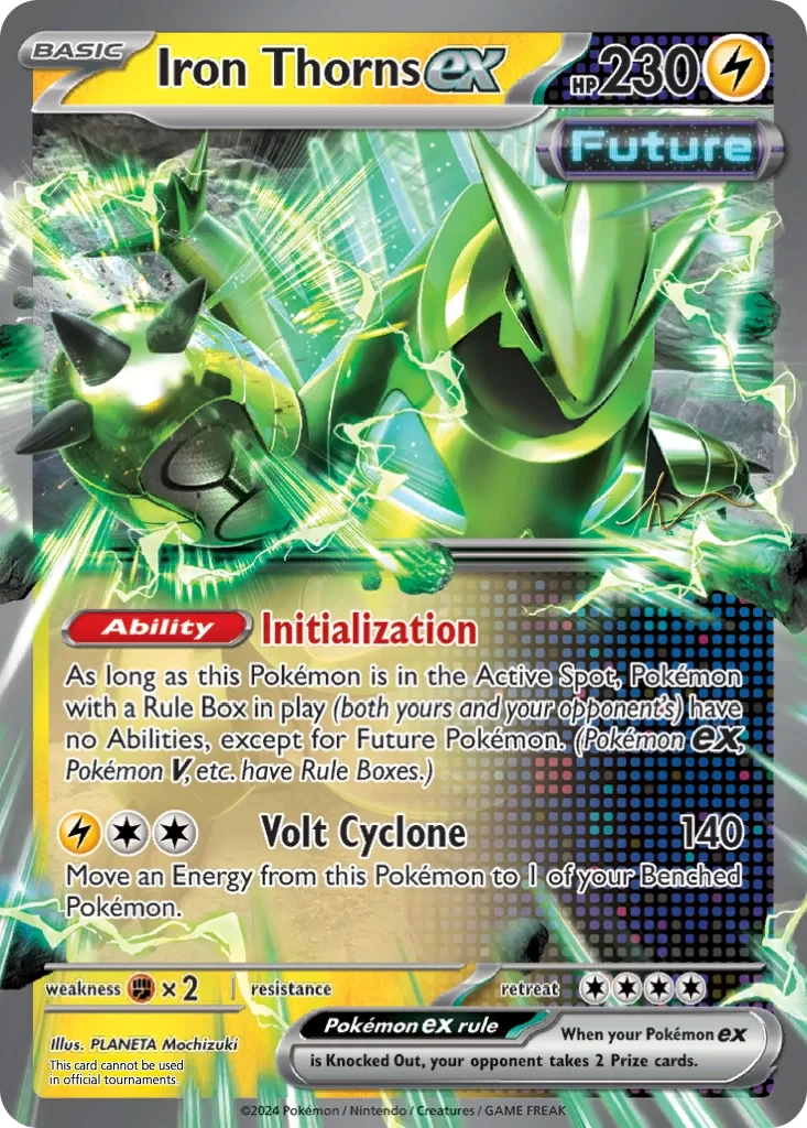 Iron Thorns ex - 2024 (Fernando Cifuentes Gold Signature) 077/167 card from World Championship Decks
