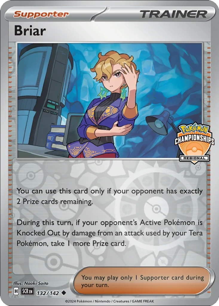 Briar (Regional Championship) 132/142 card from League & Championship Cards