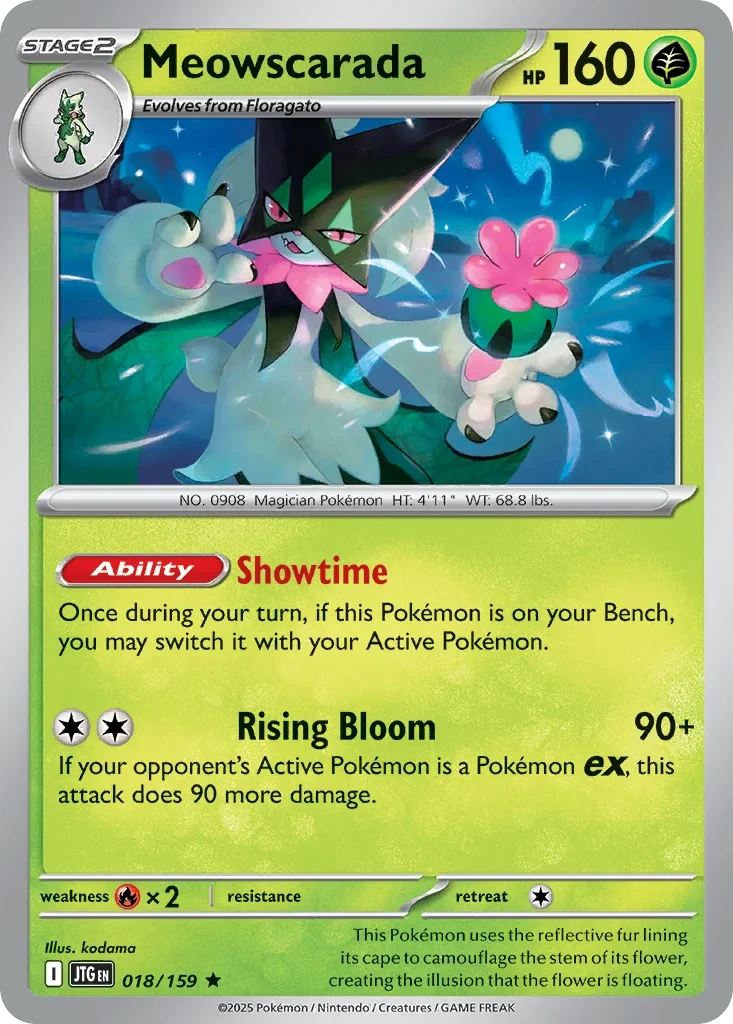 Meowscarada (Cosmos Foil) 018/159 card from Miscellaneous Cards & Products