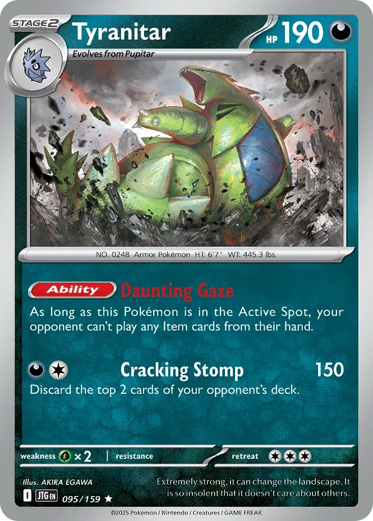 Tyranitar 095/159 card from Miscellaneous Cards & Products