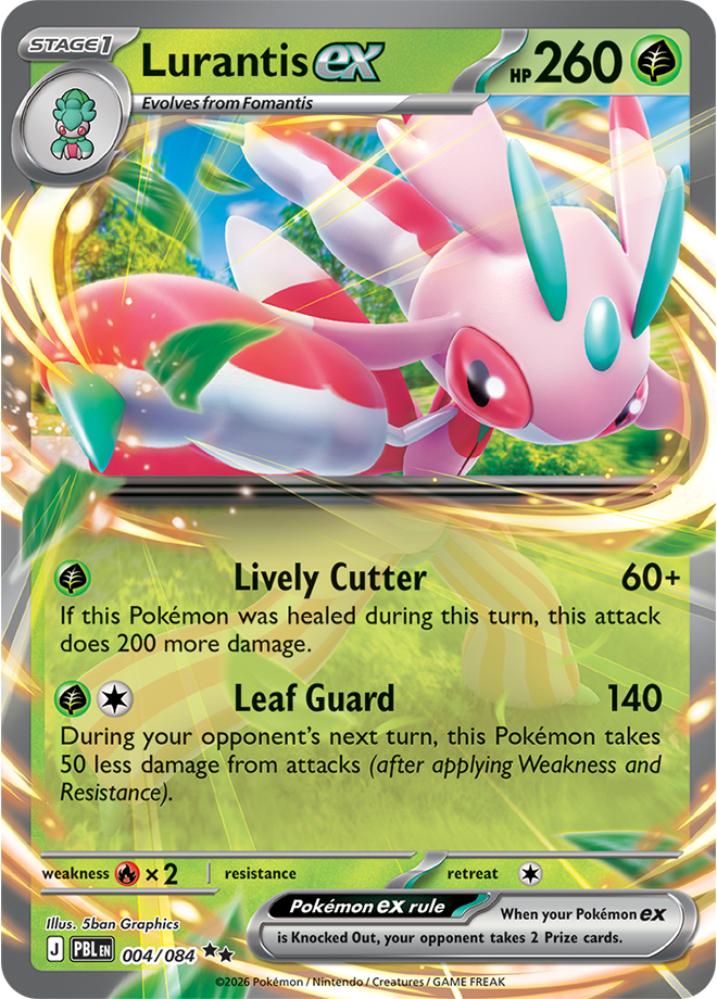 Lurantis ex 004/084 card from ME05: Pitch Black