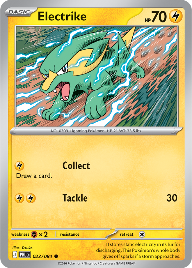 Electrike 023/084 card from ME05: Pitch Black