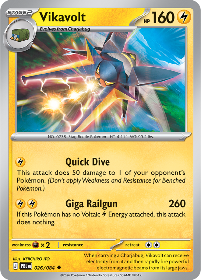 Vikavolt 026/084 card from ME05: Pitch Black