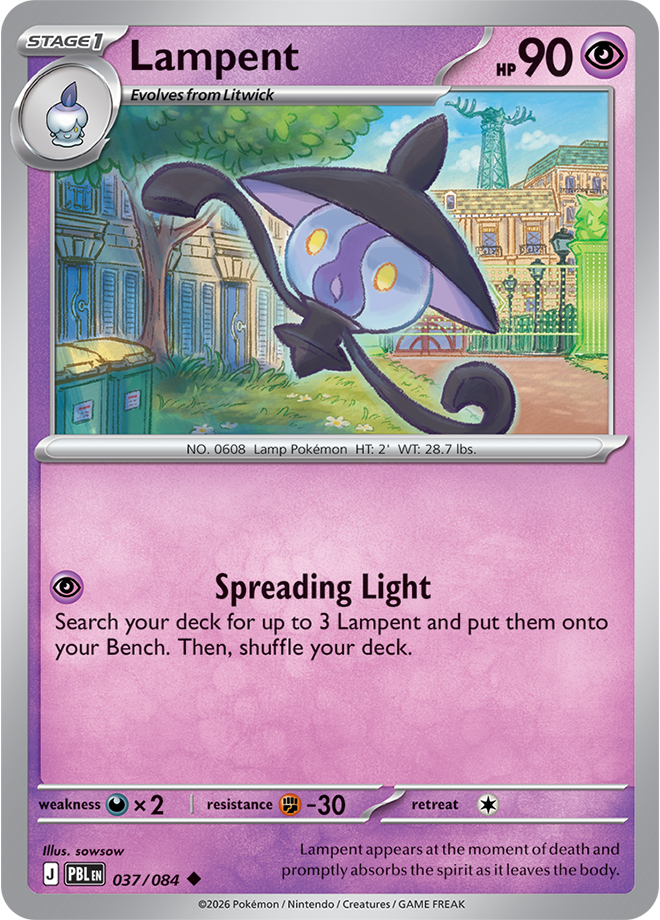 Lampent 037/084 card from ME05: Pitch Black