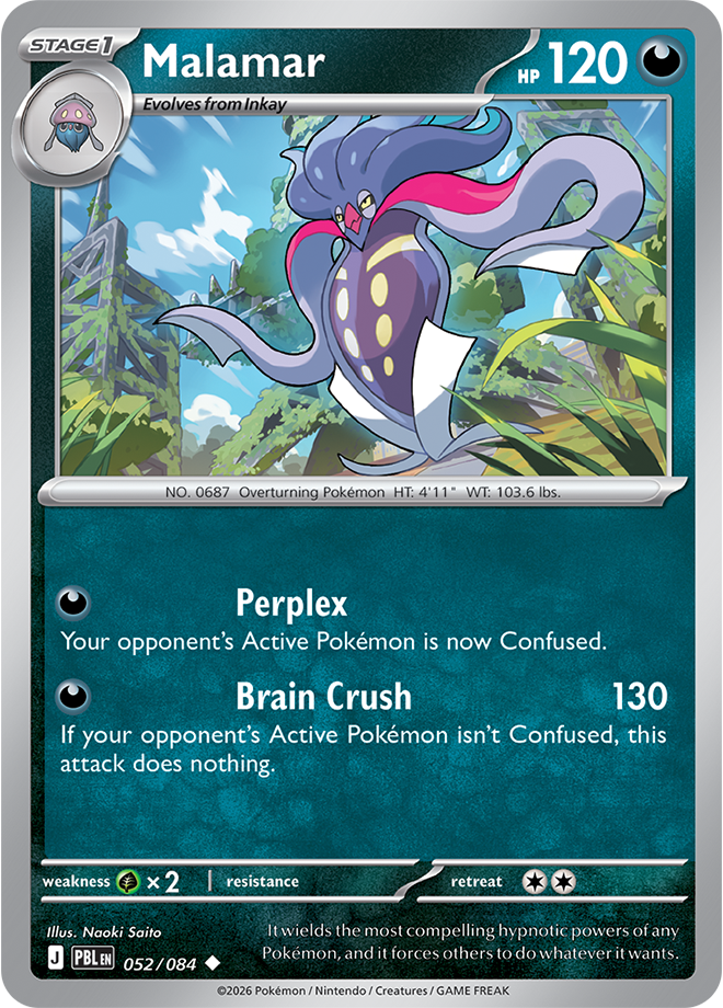 Malamar 052/084 card from ME05: Pitch Black