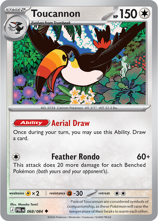 Toucannon 068/084 card from ME05: Pitch Black
