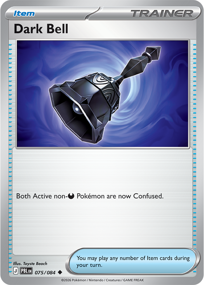 Dark Bell 075/084 card from ME05: Pitch Black
