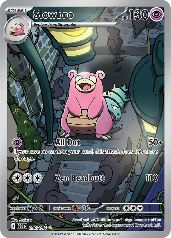 Slowbro 090/084 card from ME05: Pitch Black