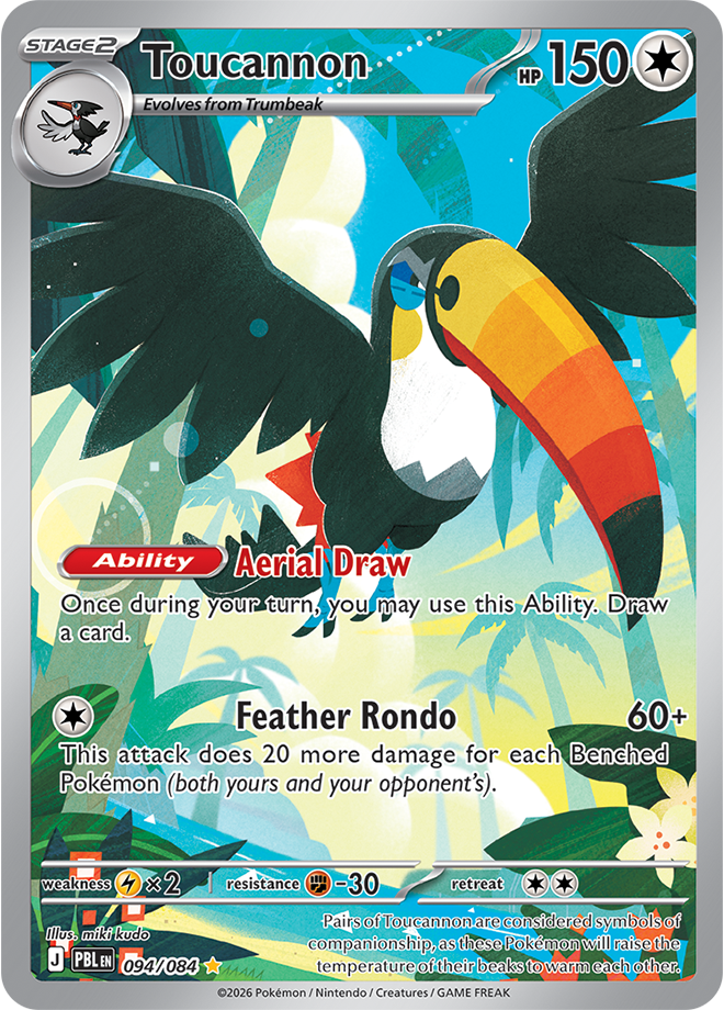 Toucannon 094/084 card from ME05: Pitch Black