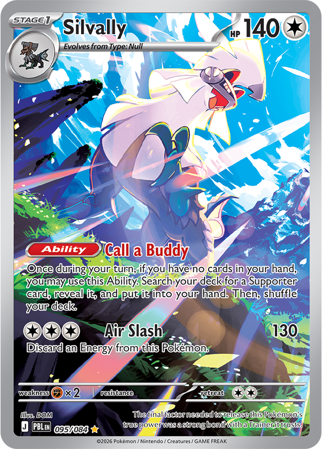 Silvally 095/084 card from ME05: Pitch Black