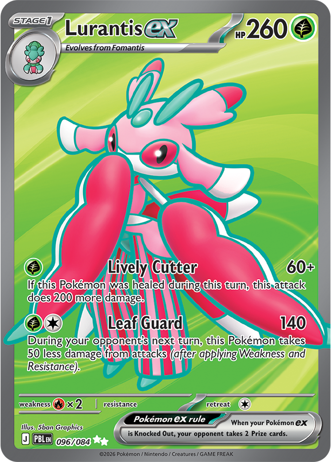 Lurantis ex 096/084 card from ME05: Pitch Black