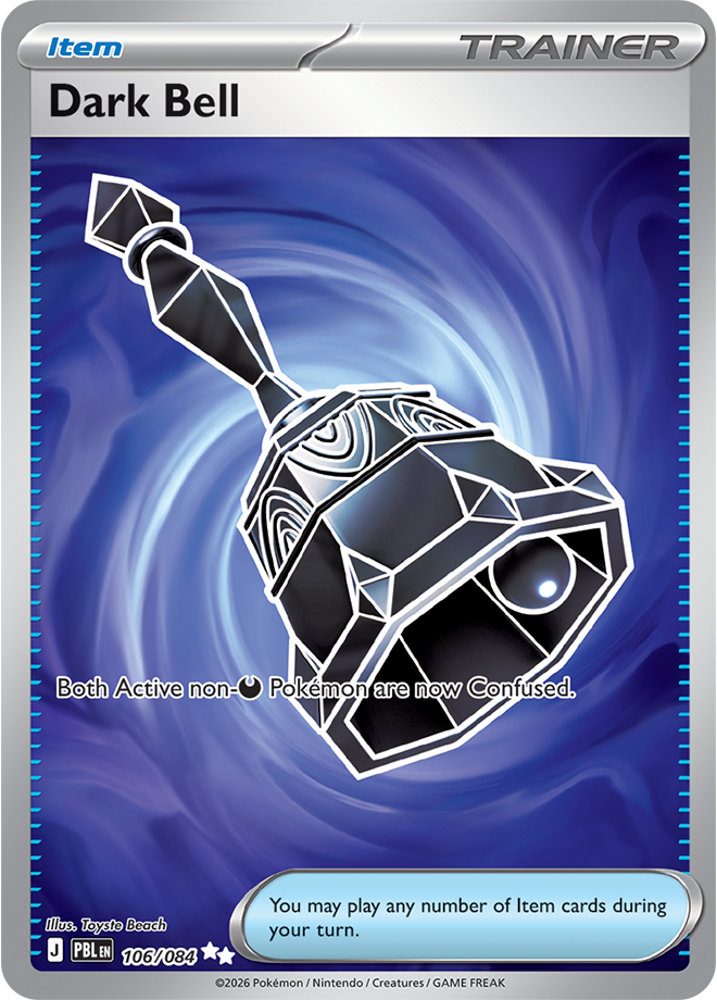 Dark Bell 106/084 card from ME05: Pitch Black