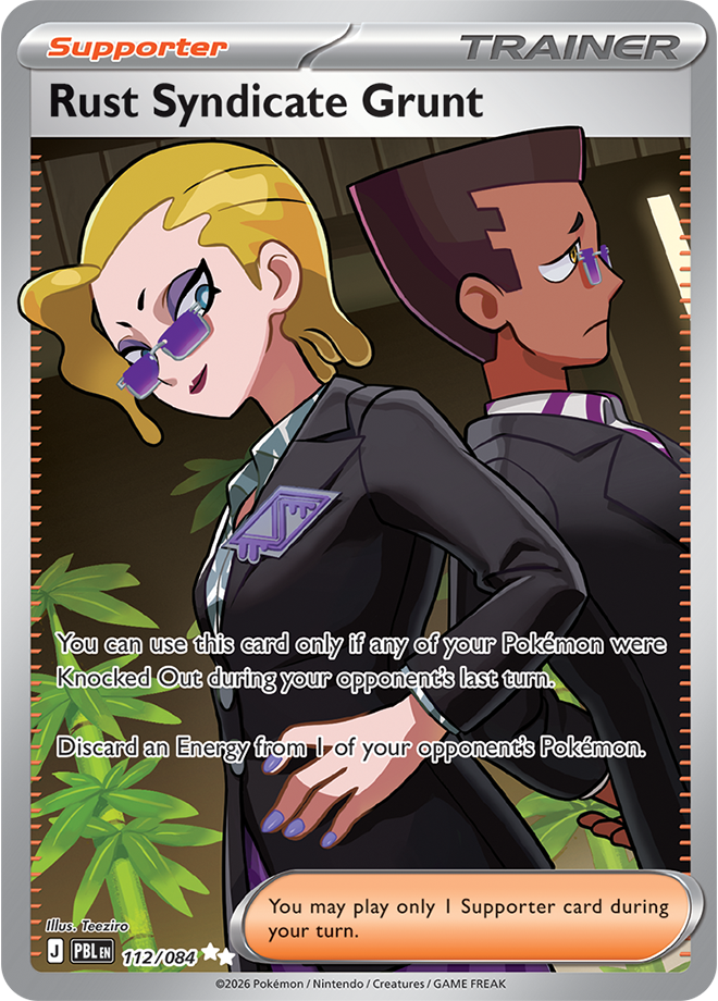 Rust Syndicate Grunt 112/084 card from ME05: Pitch Black