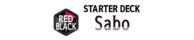 Starter Deck 35 RED BLACK Sabo set logo